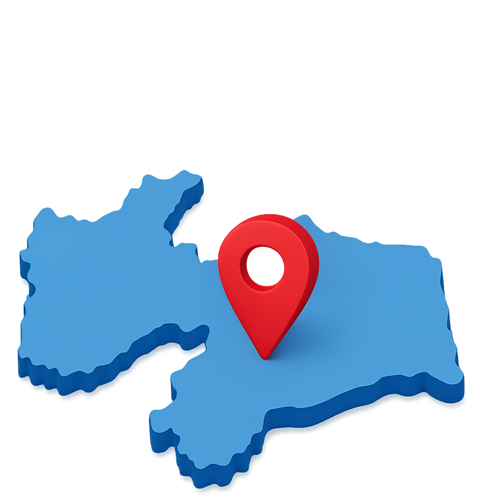 Mapa das Regiões